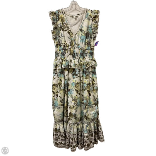 Dress Party Long By Treasure And Bond In Green, Size: L