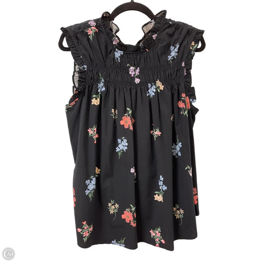 Top Sleeveless By Market & Spruce In Black, Size: L