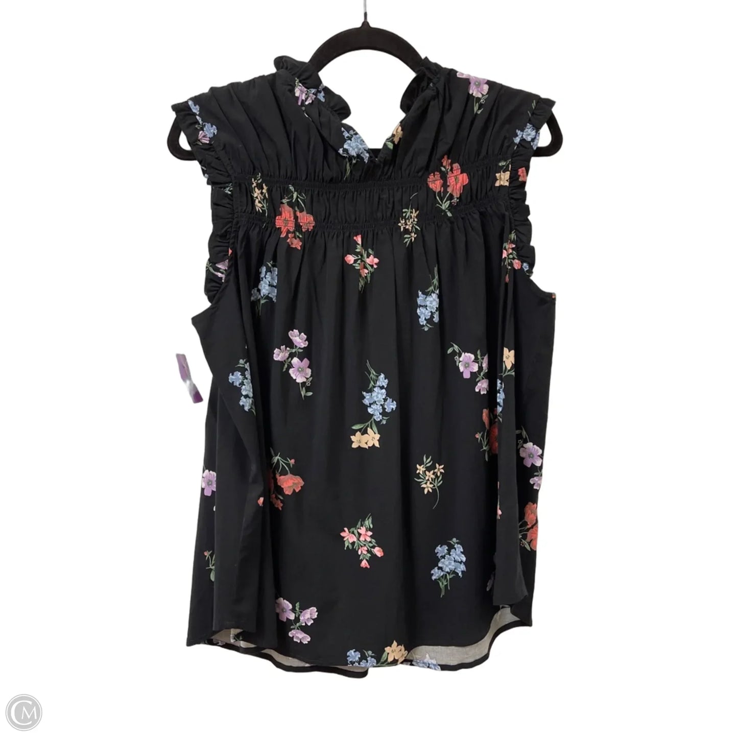 Top Sleeveless By Market & Spruce In Black, Size: L