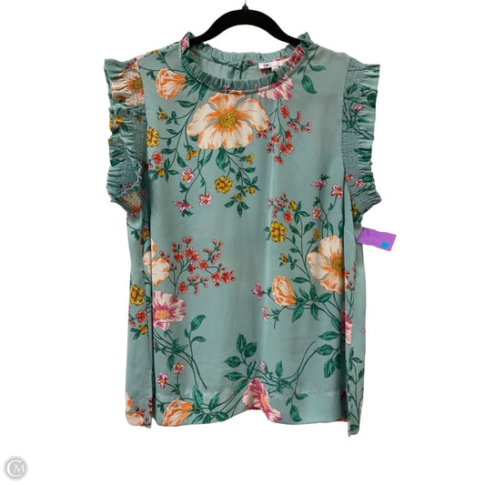 Top Sleeveless By Dr2 In Blue, Size: L