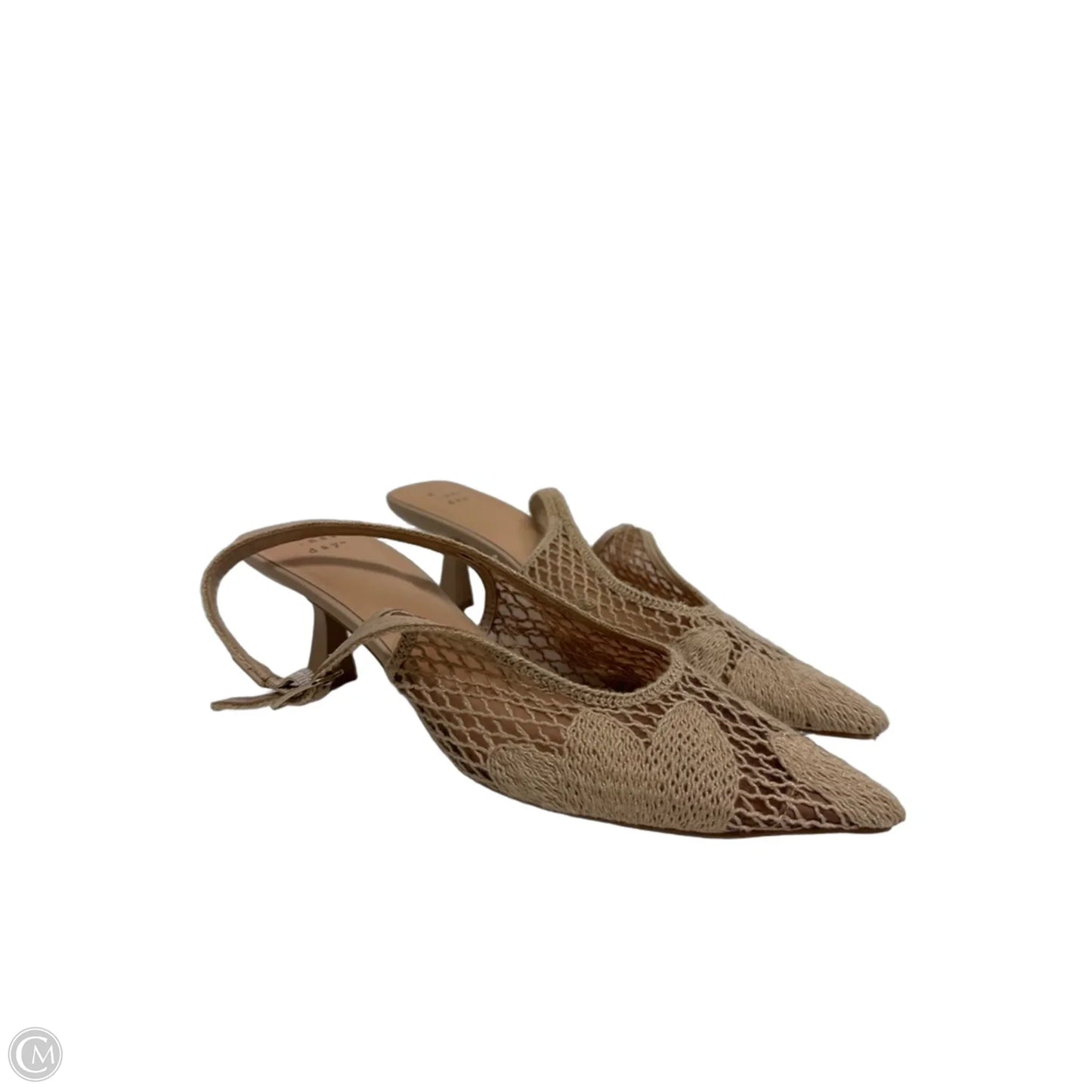 Shoes Heels Kitten By A New Day In Tan, Size: 9.5