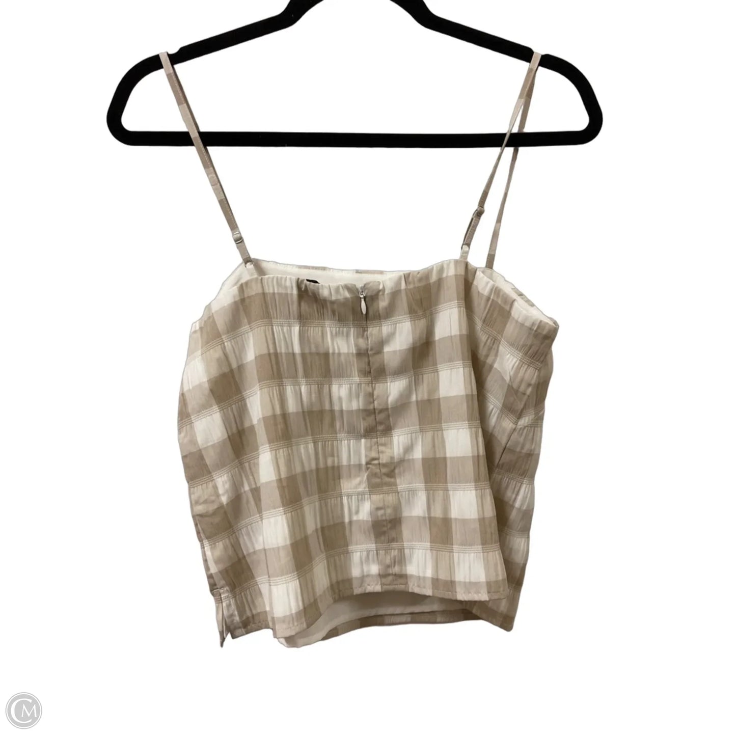 Top Sleeveless By Clothes Mentor In Cream, Size: S