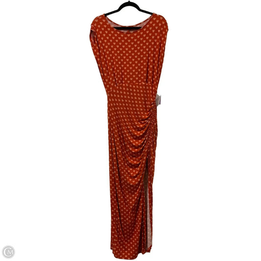 Dress Casual Maxi By Free People In Orange, Size: S