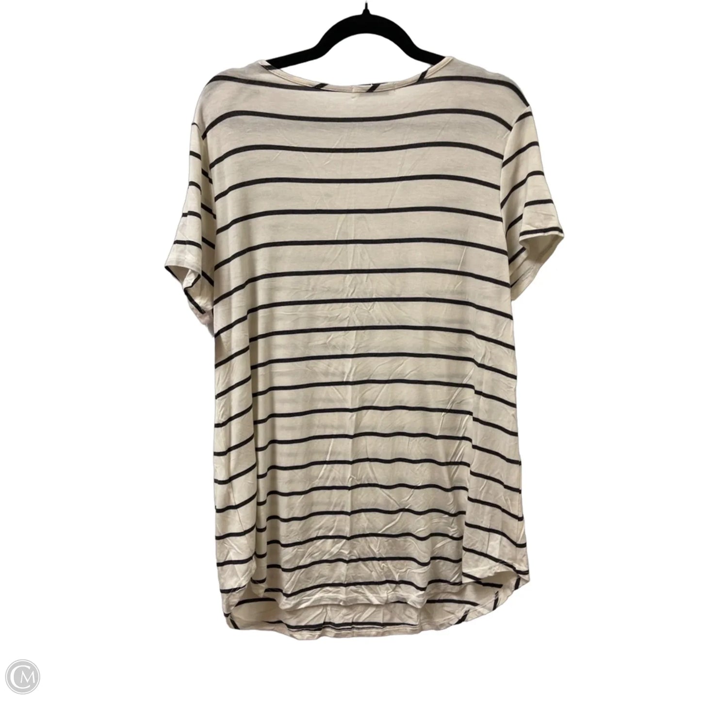Top Short Sleeve By Emory Park In Cream, Size: Xl