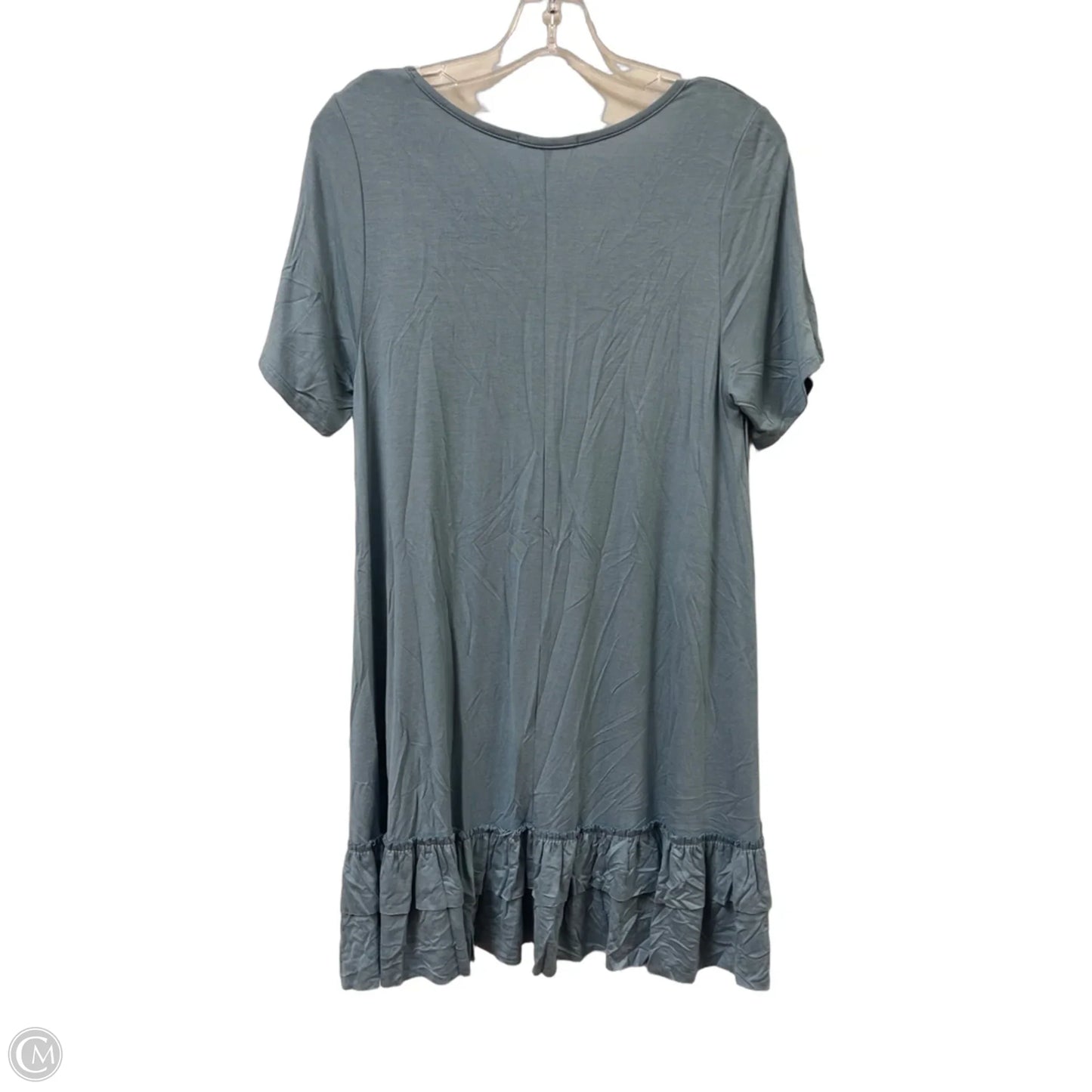 Tunic Short Sleeve By Easel In Blue, Size: L