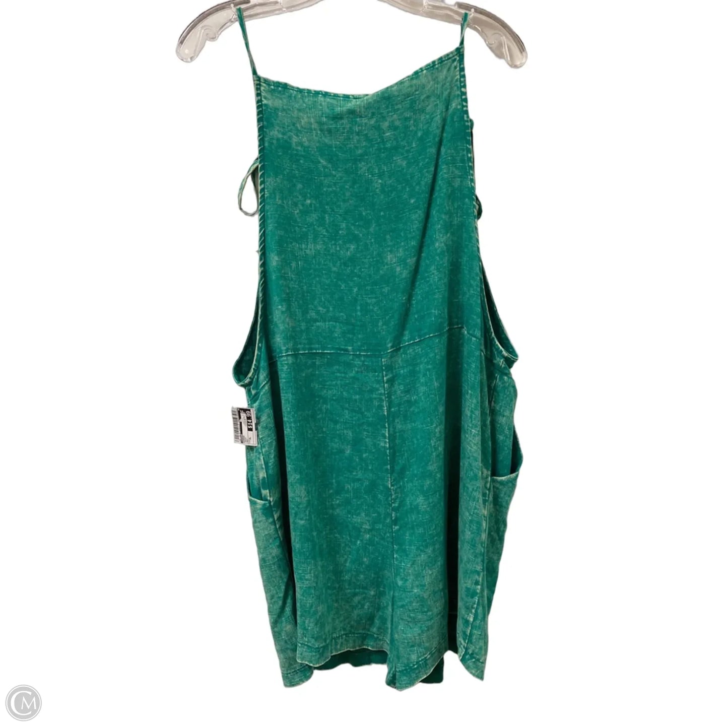 Romper By Zenana In Green, Size: Xl
