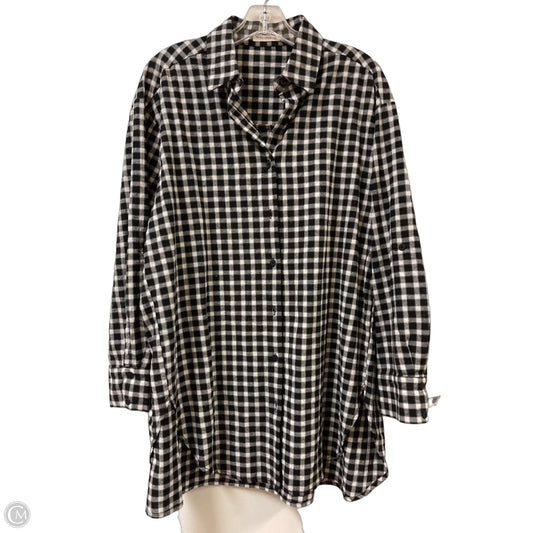 Tunic Long Sleeve By Miss Love In Black, Size: S