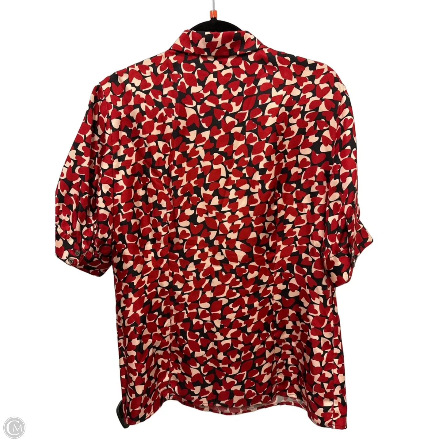Blouse Designer By Tory Burch In Red, Size: L