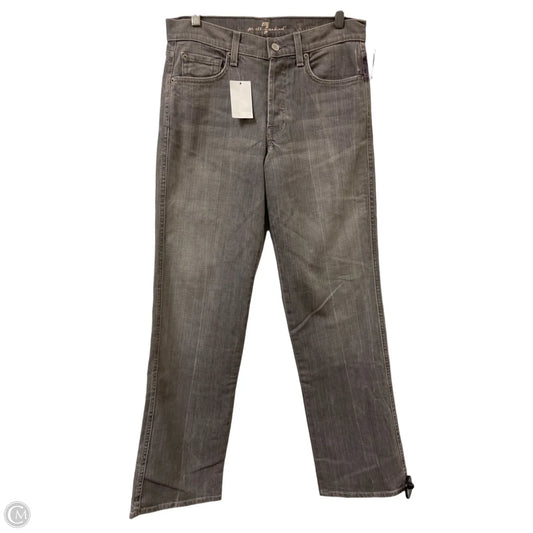 Jeans Boot Cut By 7 For All Mankind In Grey, Size: 10
