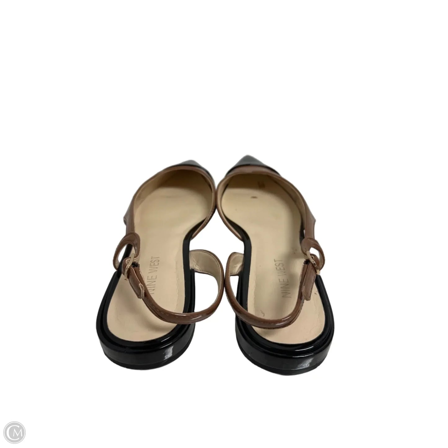 Shoes Flats By Nine West In Black & Brown, Size: 7