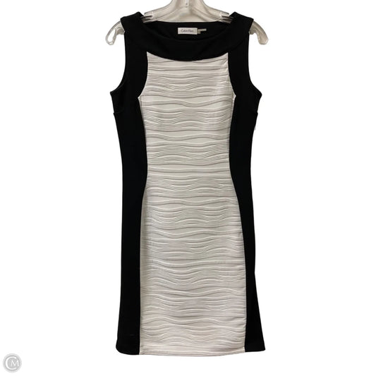 Dress Work By Calvin Klein In White, Size: S