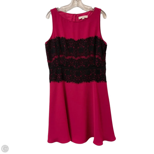 Dress Party Short By Loft In Pink, Size: Xl