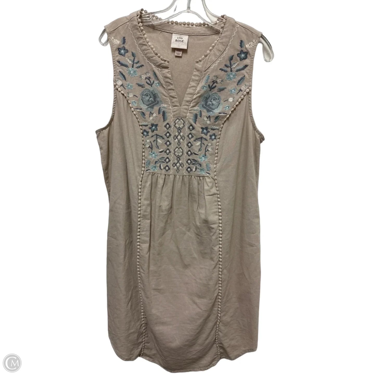 Dress Party Short By Knox Rose In Tan, Size: 2x