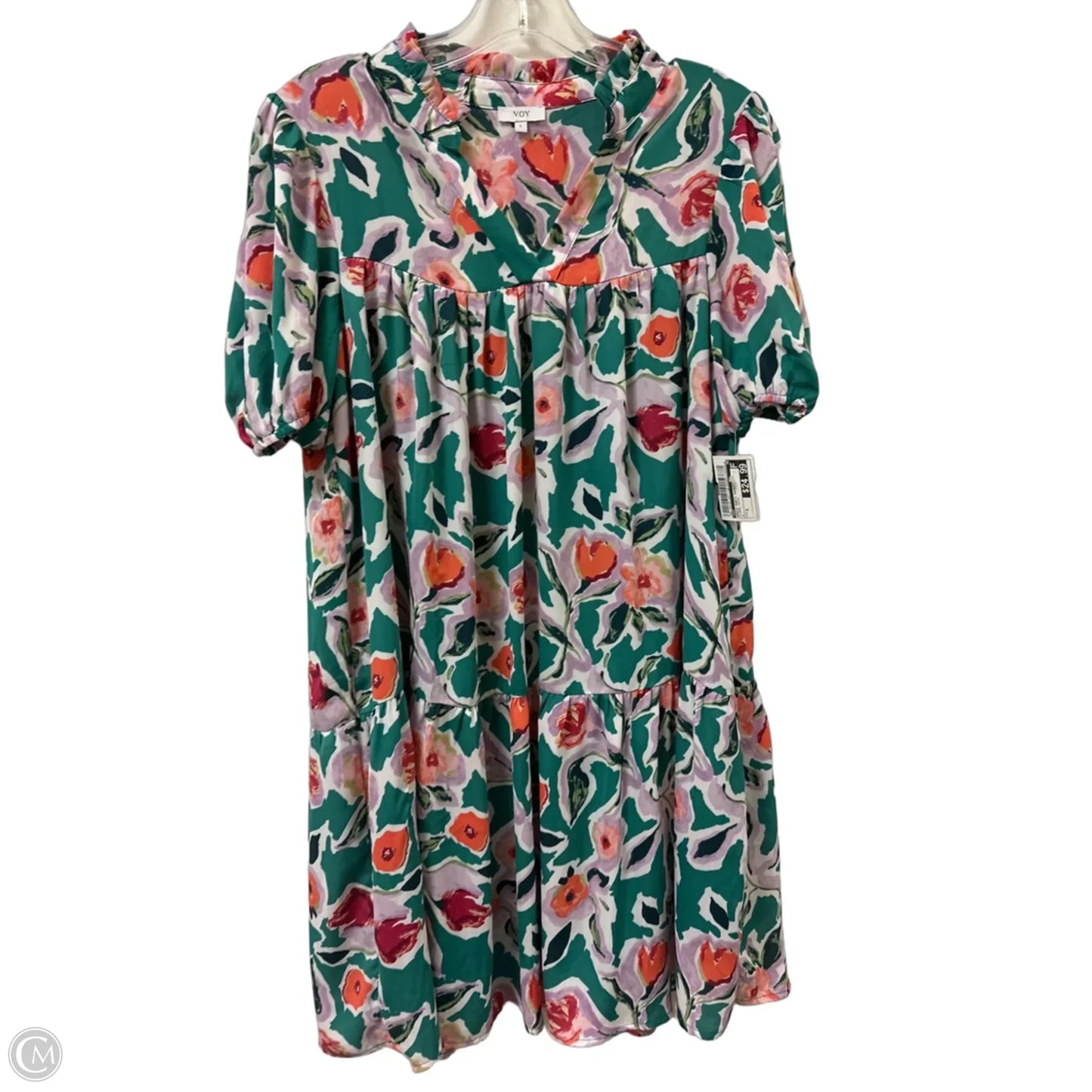 Dress Party Short By Voy In Floral Print, Size: S