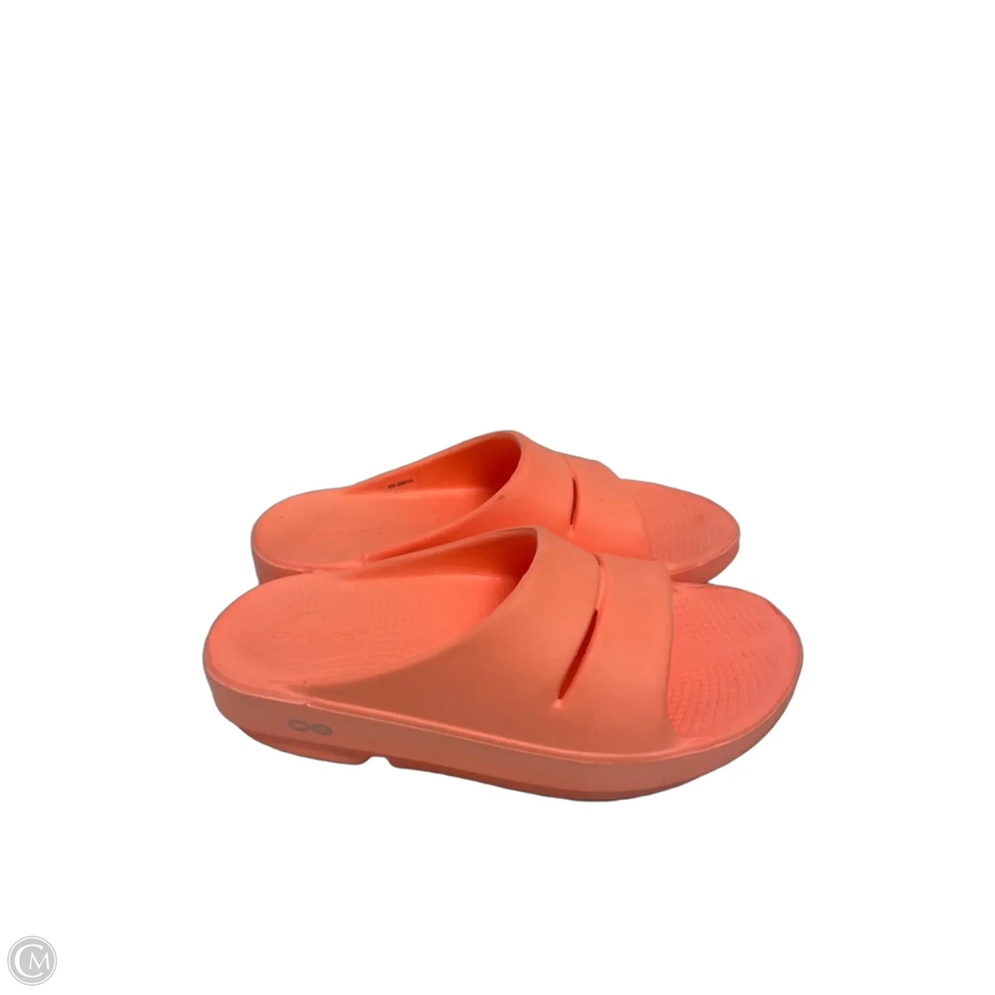 Sandals Flip Flops By Oofos In Coral, Size: 6