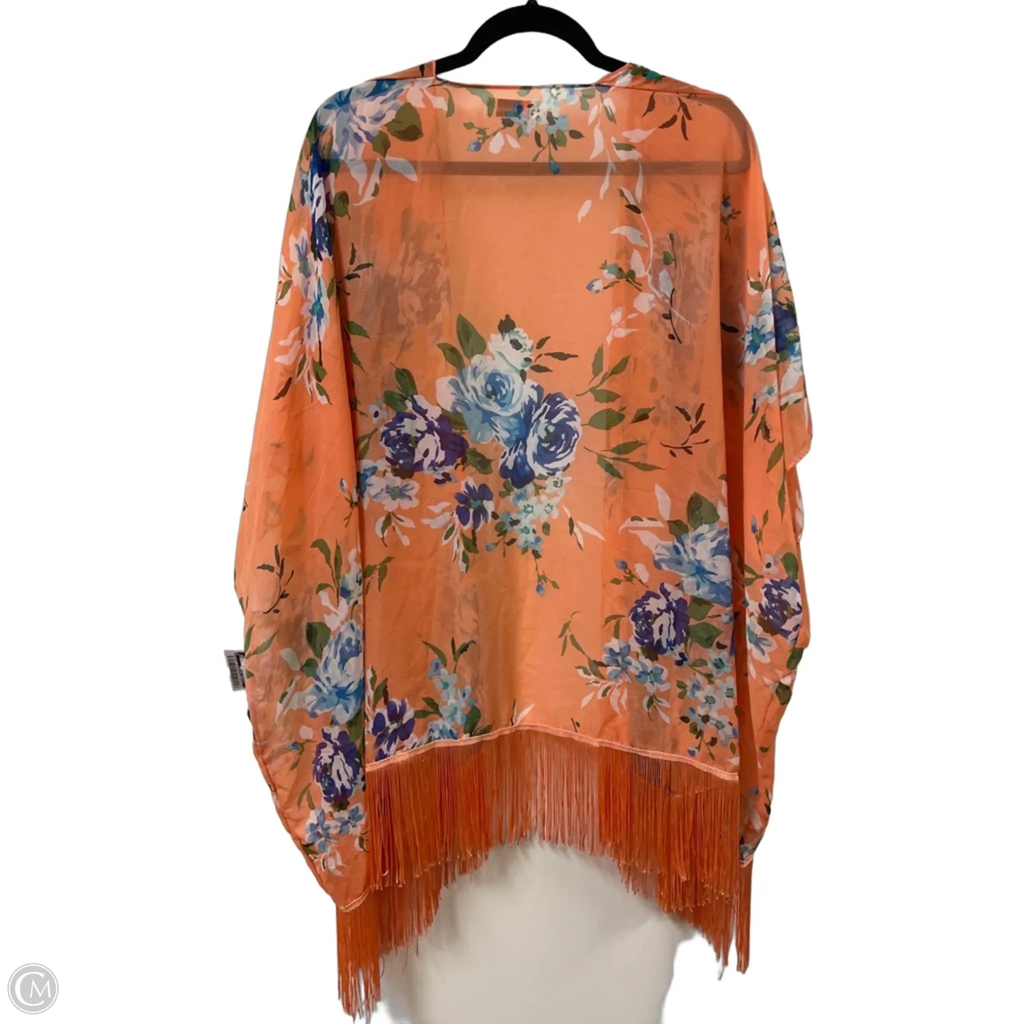 Kimono By Clothes Mentor In Orange, Size: Osfm