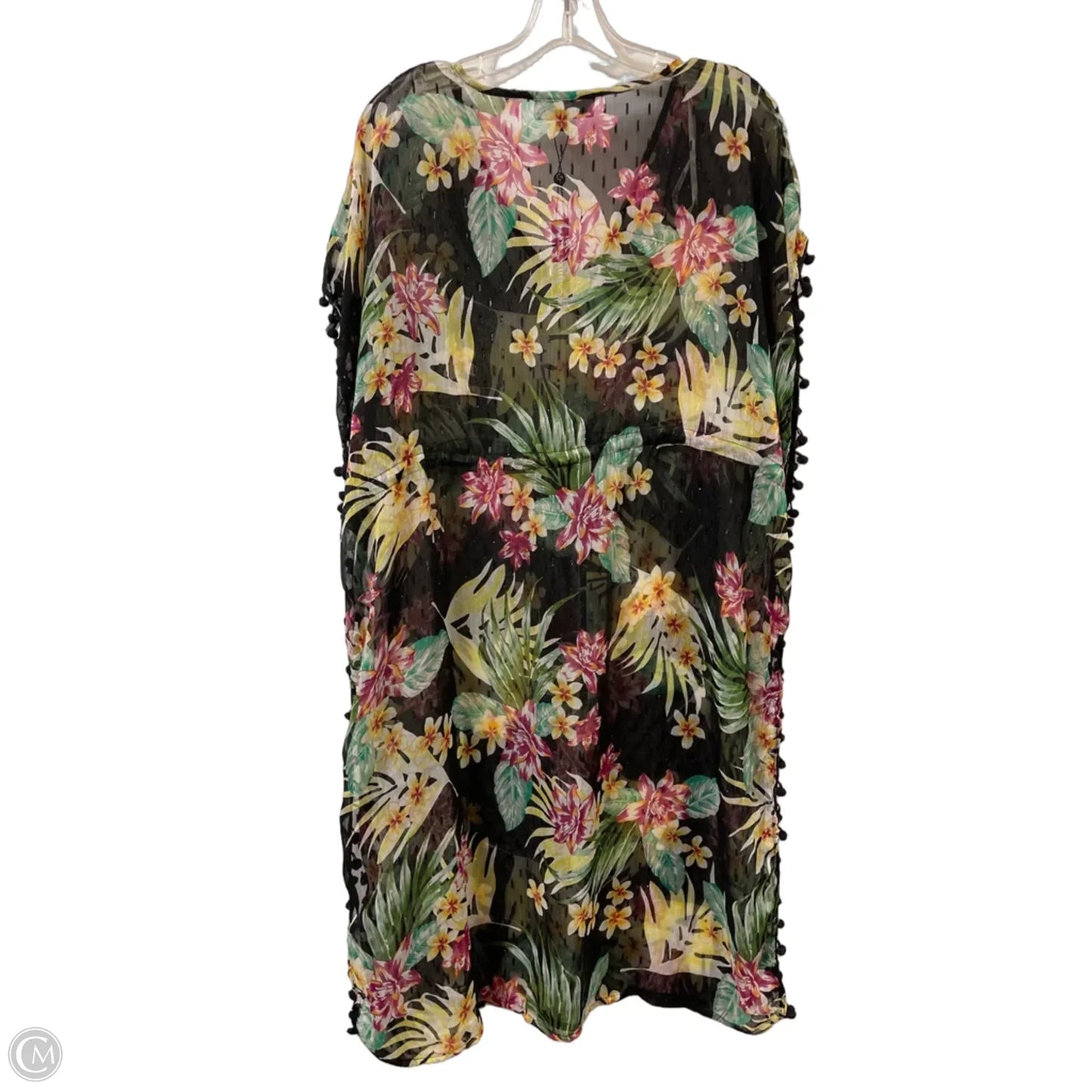 Swimwear Cover-up By Clothes Mentor In Black, Size: Xl