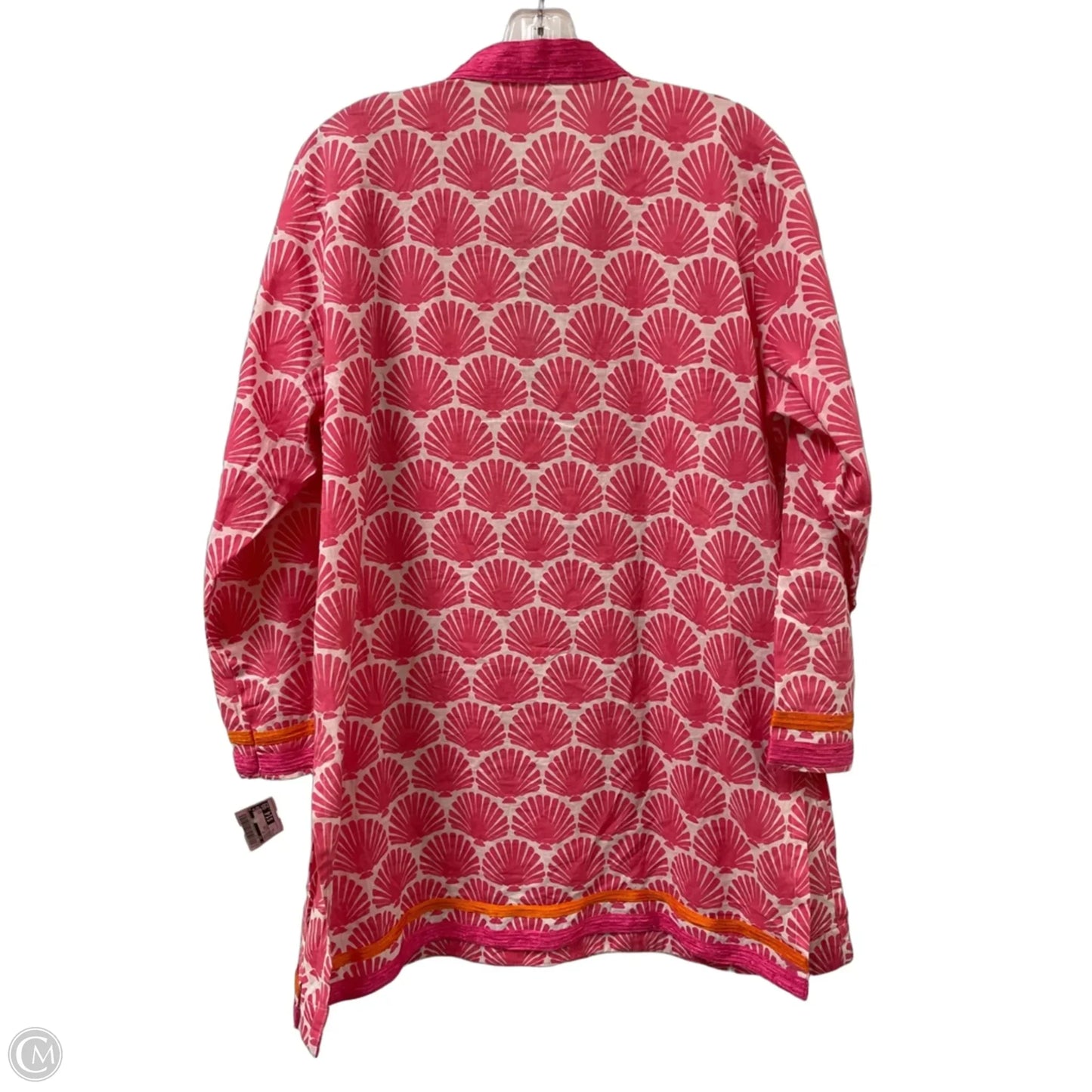 Tunic Long Sleeve By Cmc In Orange & Pink, Size: Xl