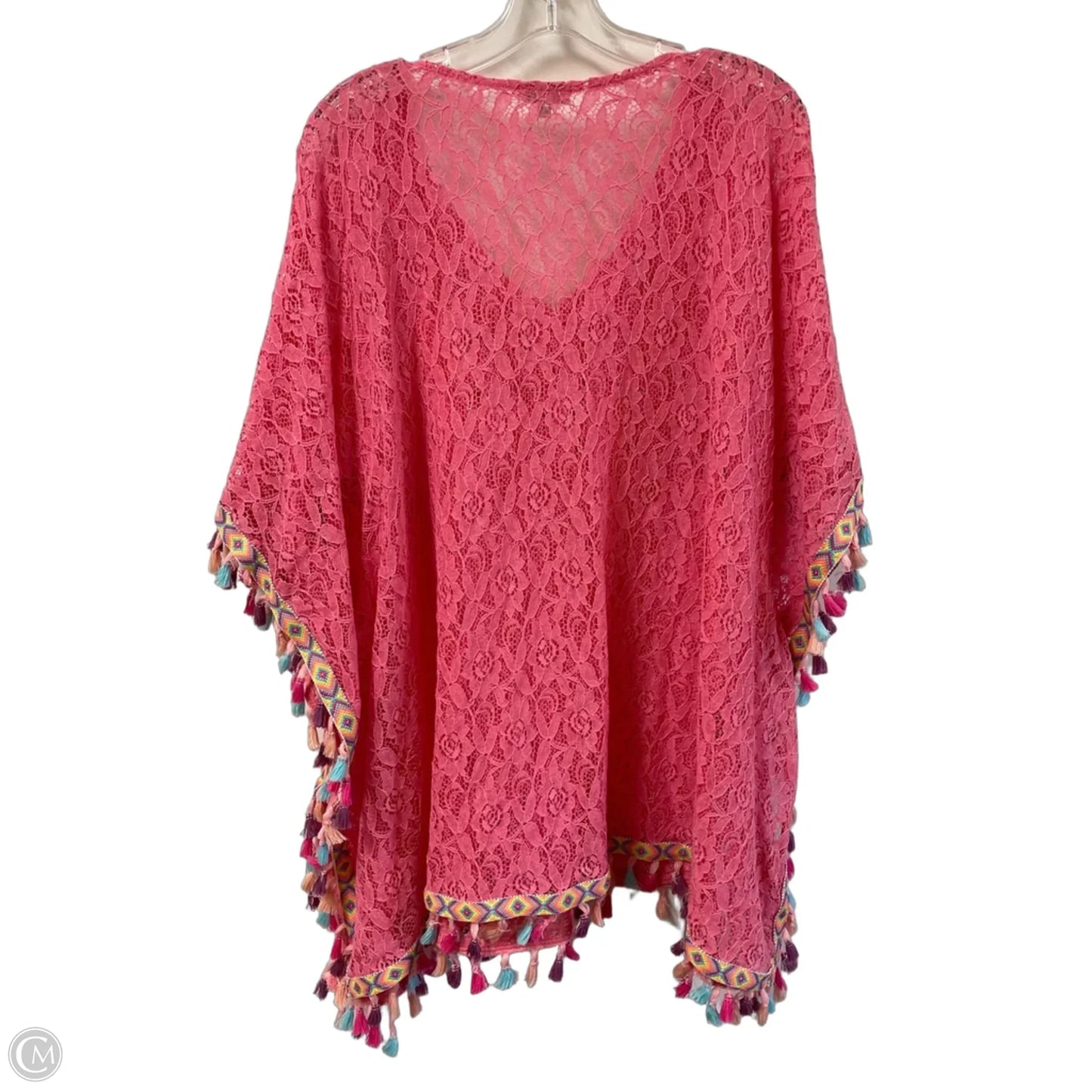 Swimwear Cover-up By Clothes Mentor In Pink, Size: Osfm