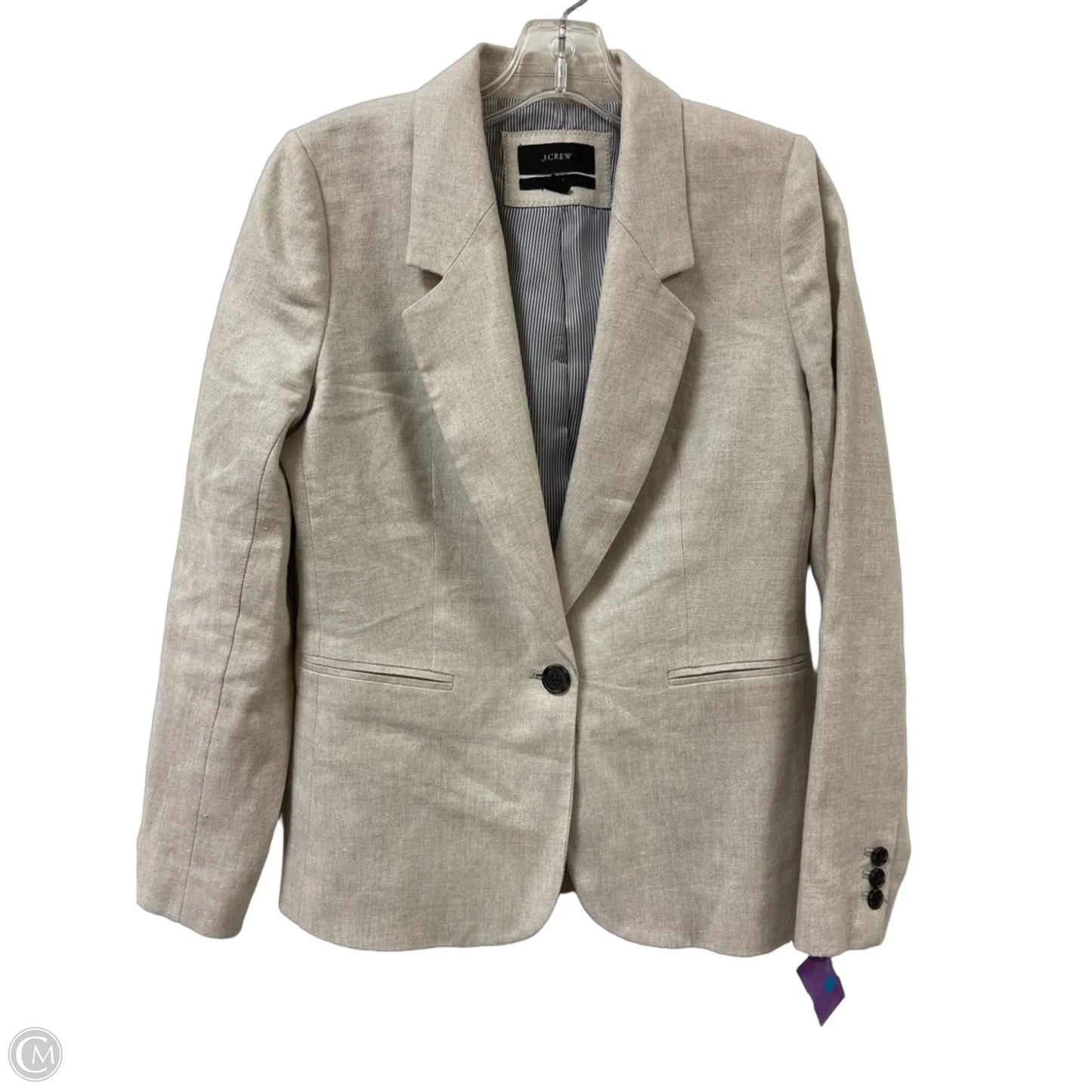 Blazer By J. Crew In Tan, Size: Xs