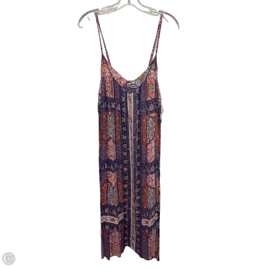 Dress Casual Maxi By Lucky Brand In Pink, Size: Xl
