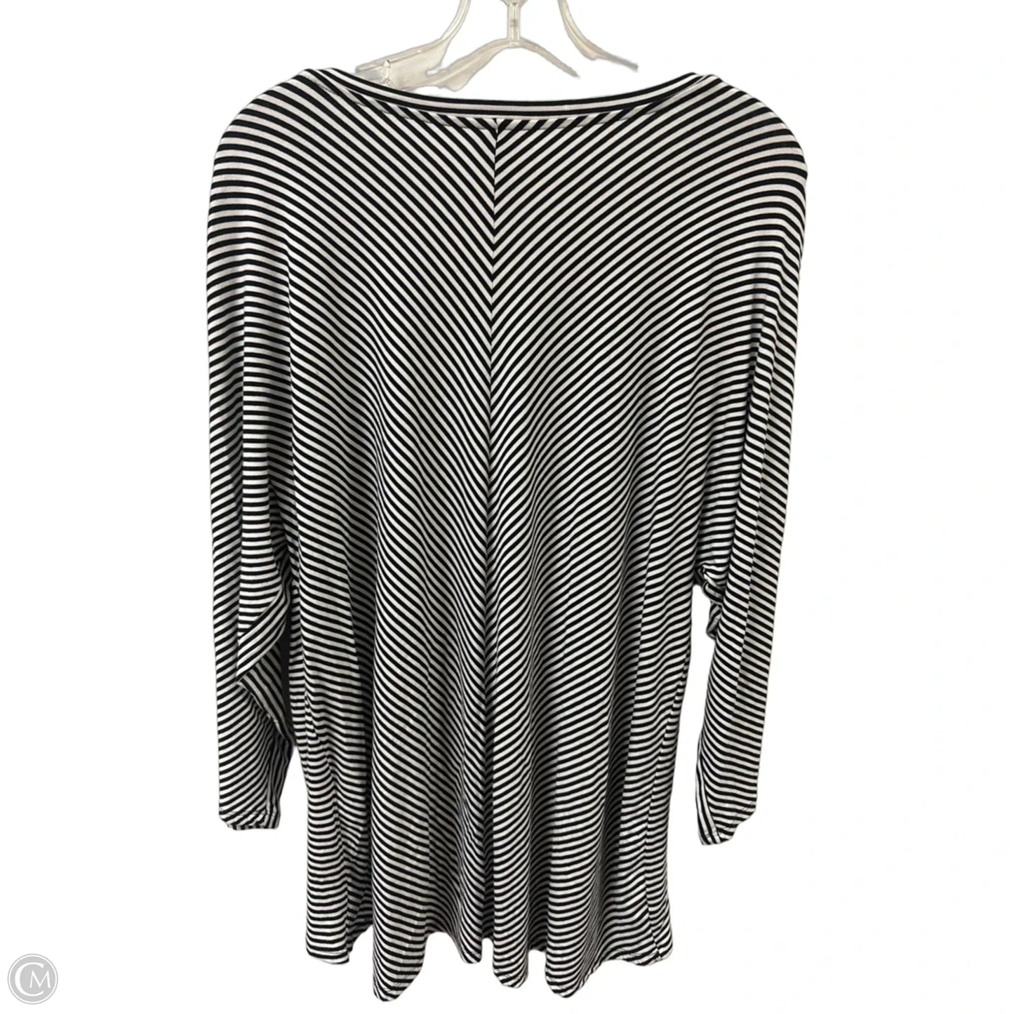 Top Long Sleeve By Chicos In Striped Pattern, Size: Xl