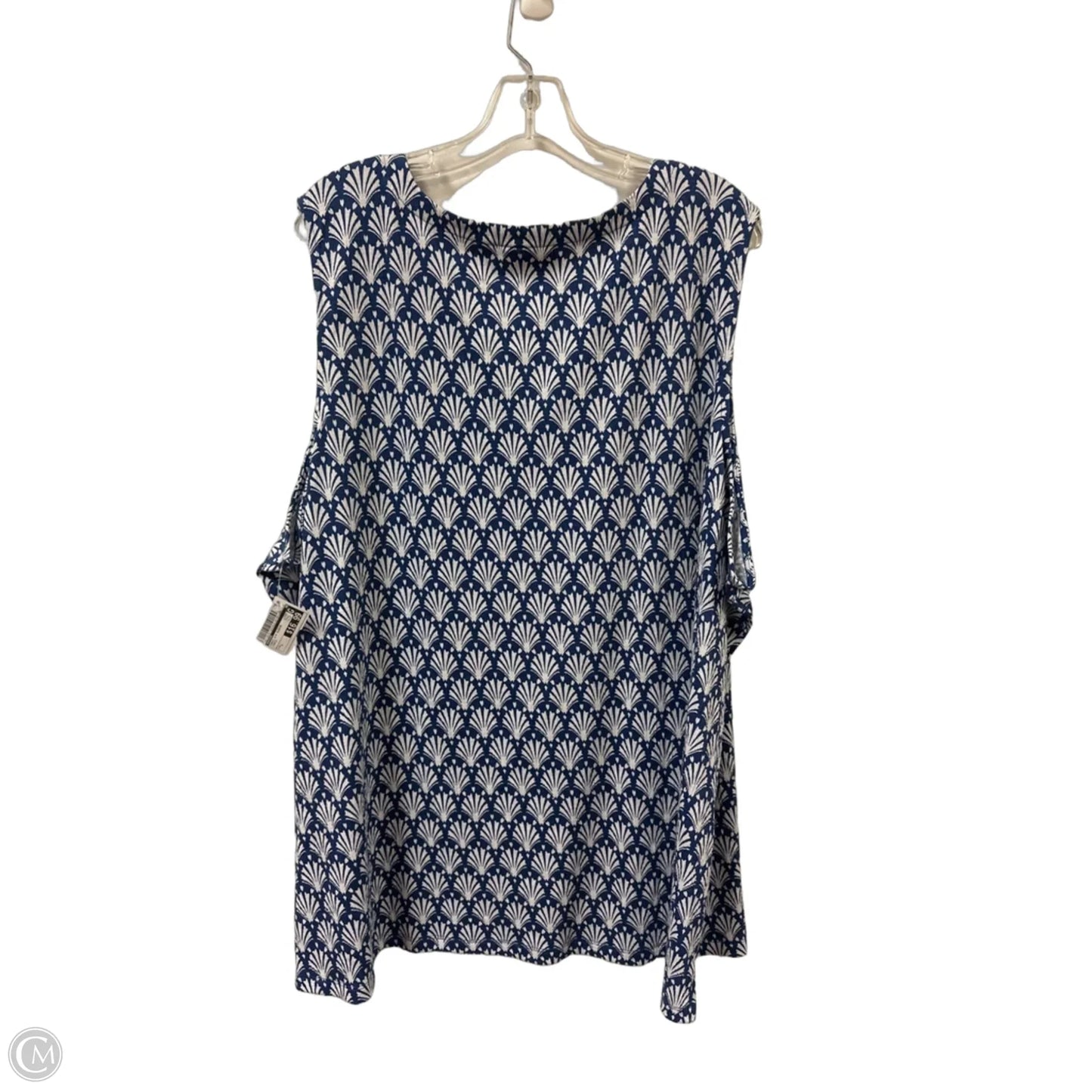 Tunic 3/4 Sleeve By Chicos In Purple, Size: L