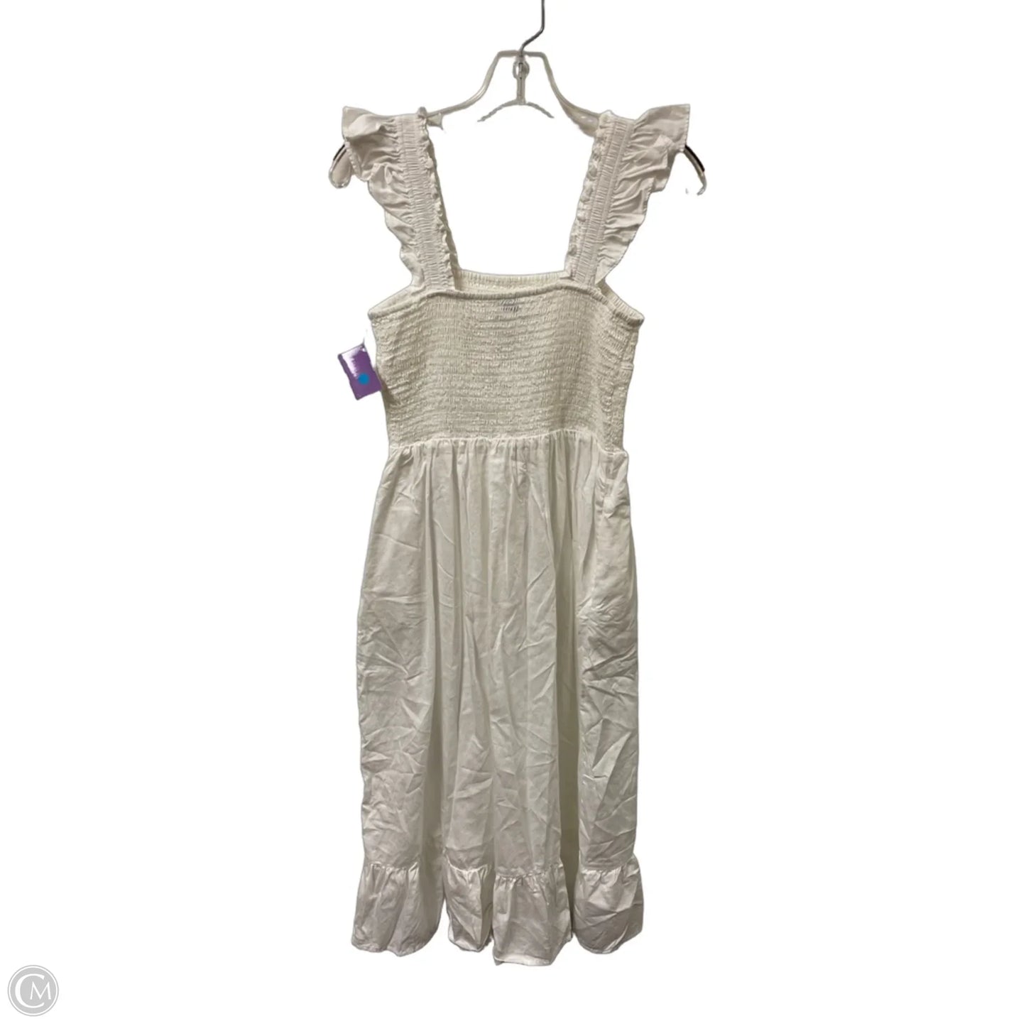 Dress Casual Maxi By The Drop In White, Size: S