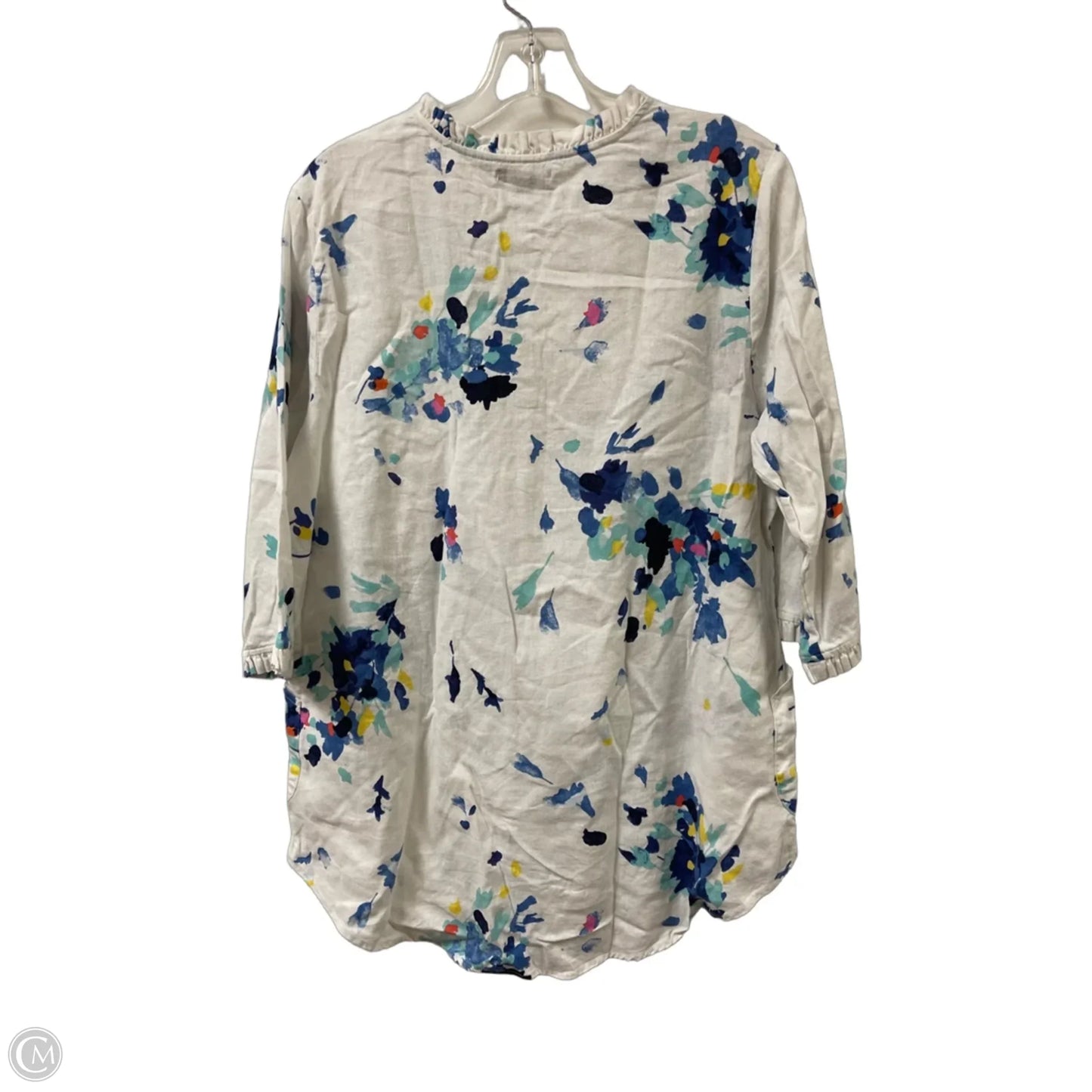 Tunic Long Sleeve By For Cynthia In White, Size: L