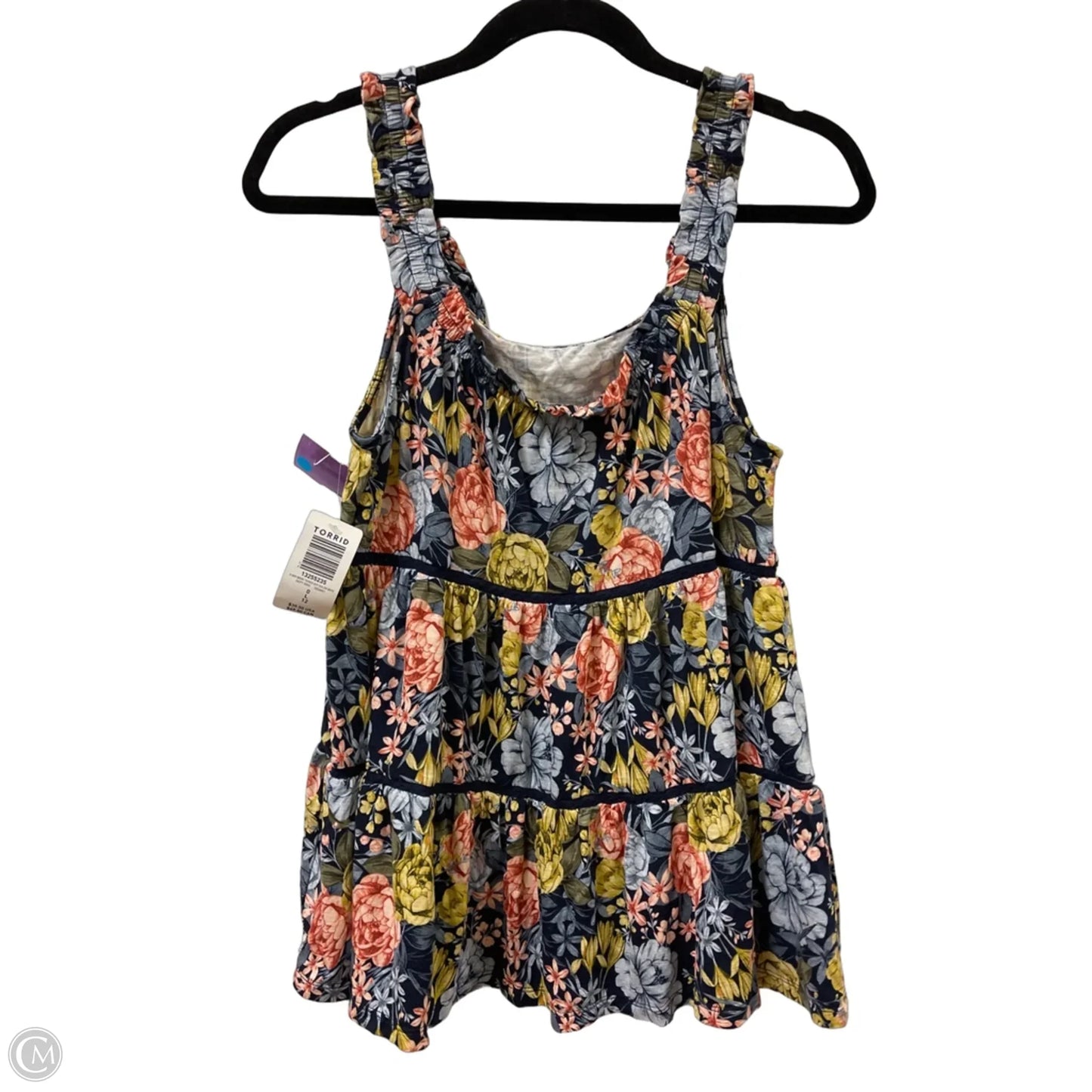 Blouse Sleeveless By Torrid In Floral Print, Size: L