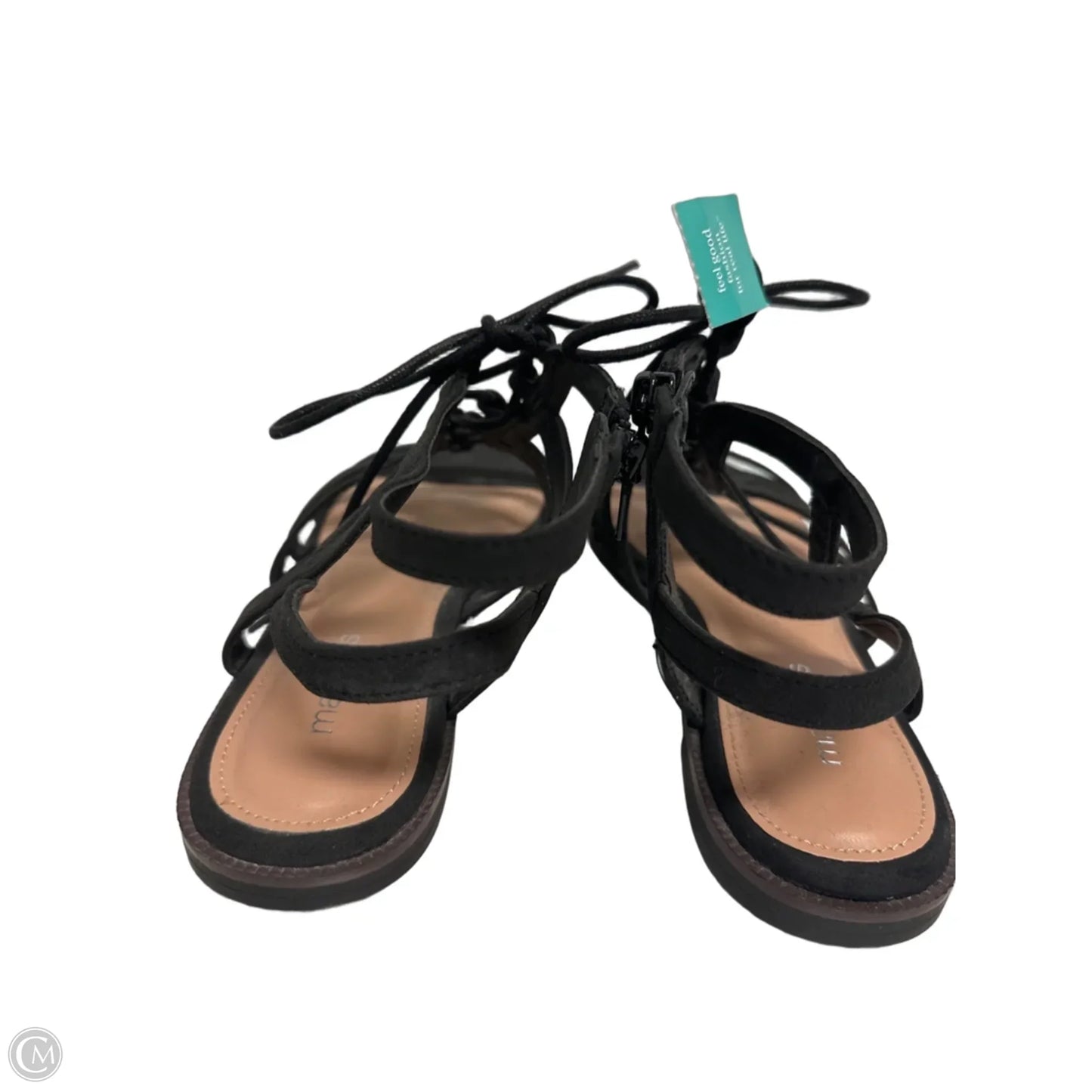 Sandals Flats By Maurices In Black, Size: 9.5