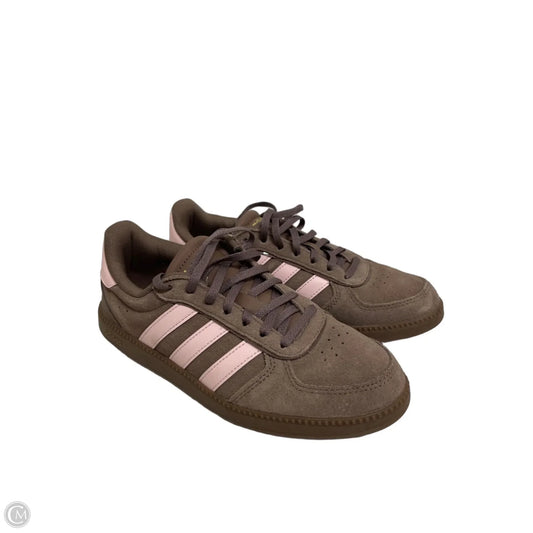 Shoes Sneakers By Adidas In Brown, Size: 7