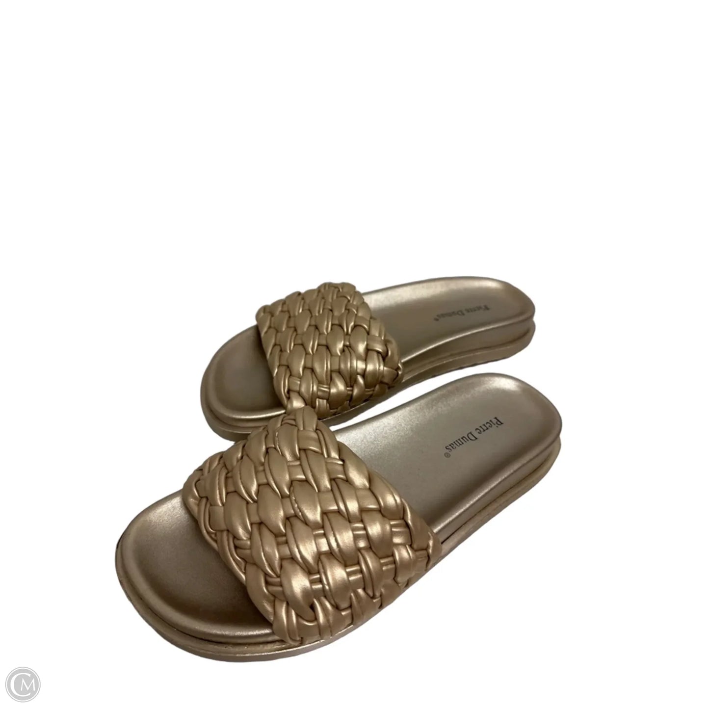 Sandals Flats By Pierre Dumas In Gold, Size: 8
