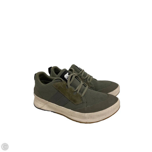 Shoes Athletic By Sorel In Green, Size: 10