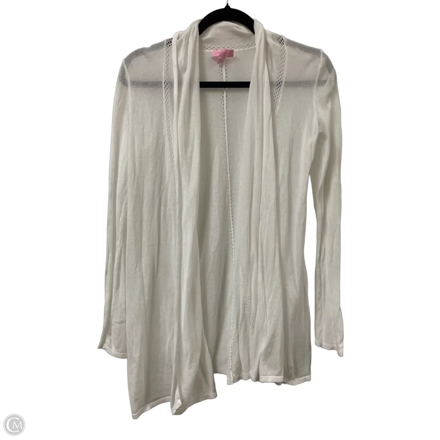 Cardigan Designer By Lilly Pulitzer In White, Size: S