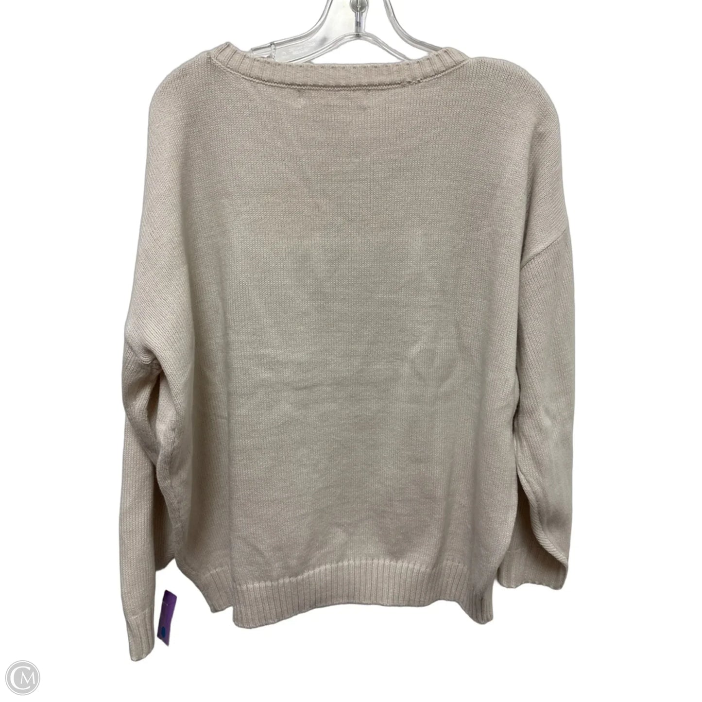 Sweater By Saltwater Luxe In Cream, Size: L
