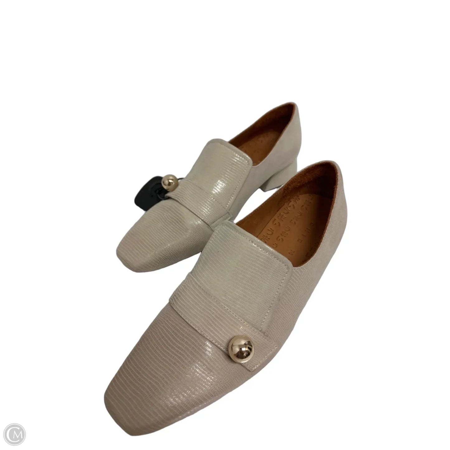 Shoes Heels Block By Cma In Cream, Size: 6.5