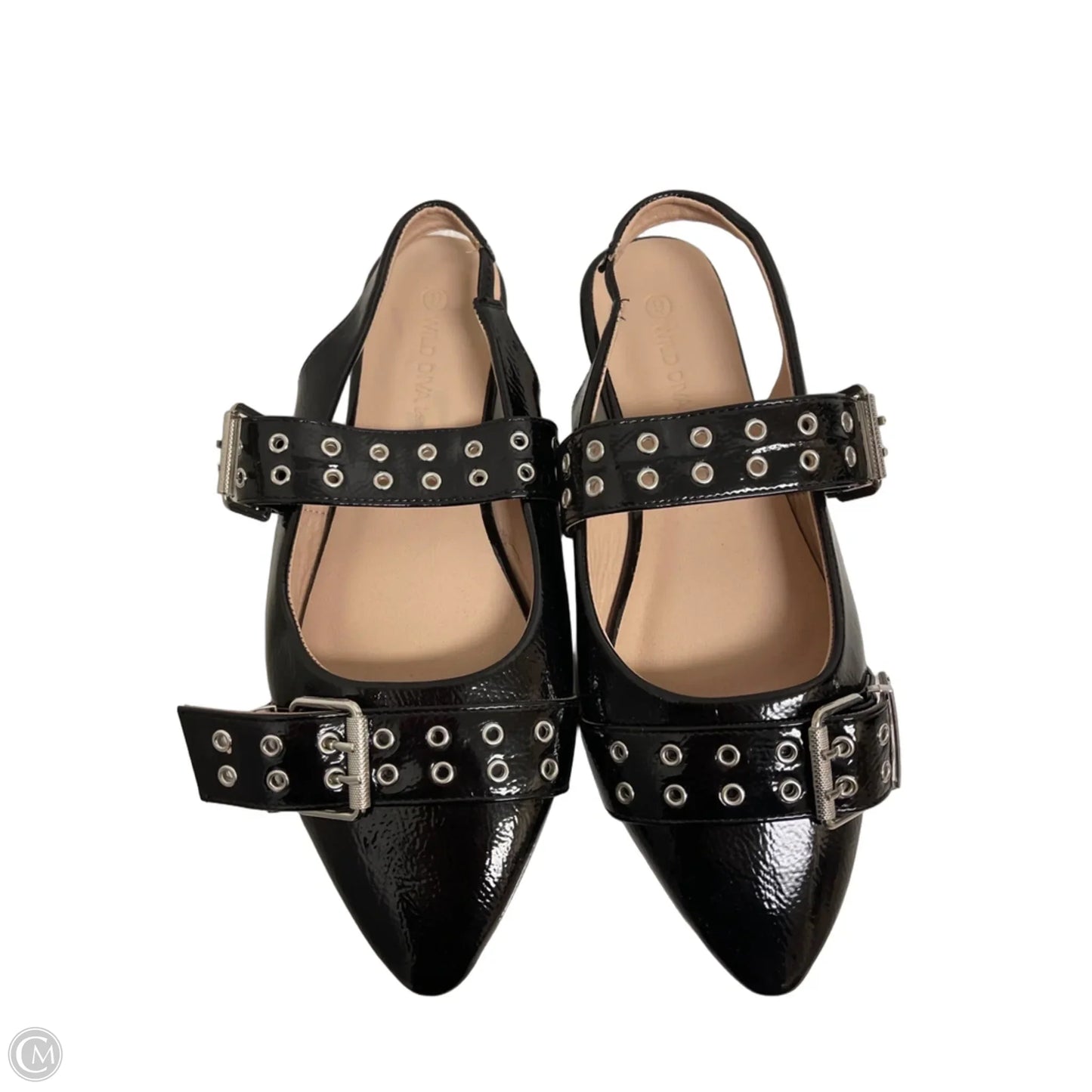 Shoes Flats By Wild Diva In Black, Size: 9