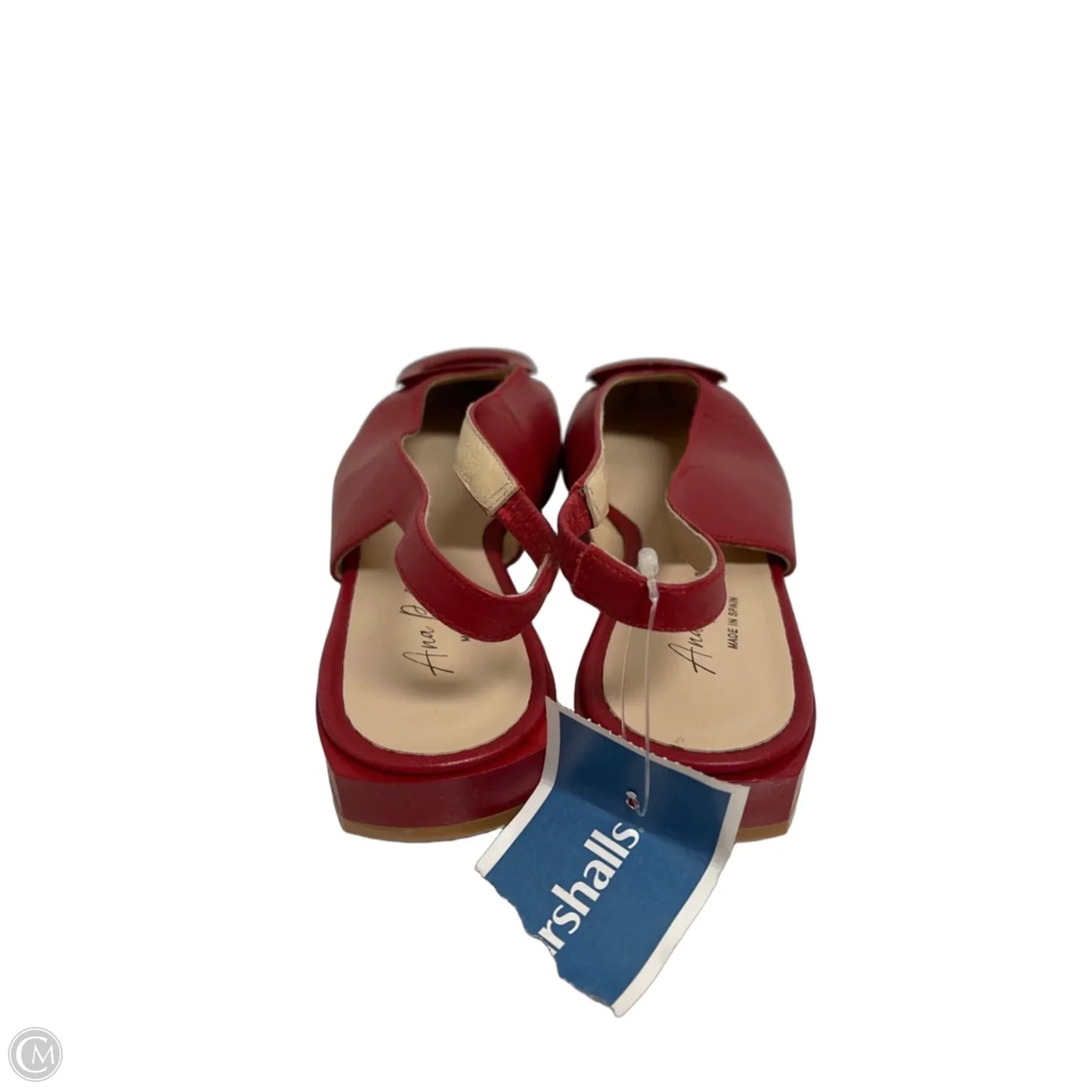 Shoes Flats By Clothes Mentor In Red, Size: 8.5