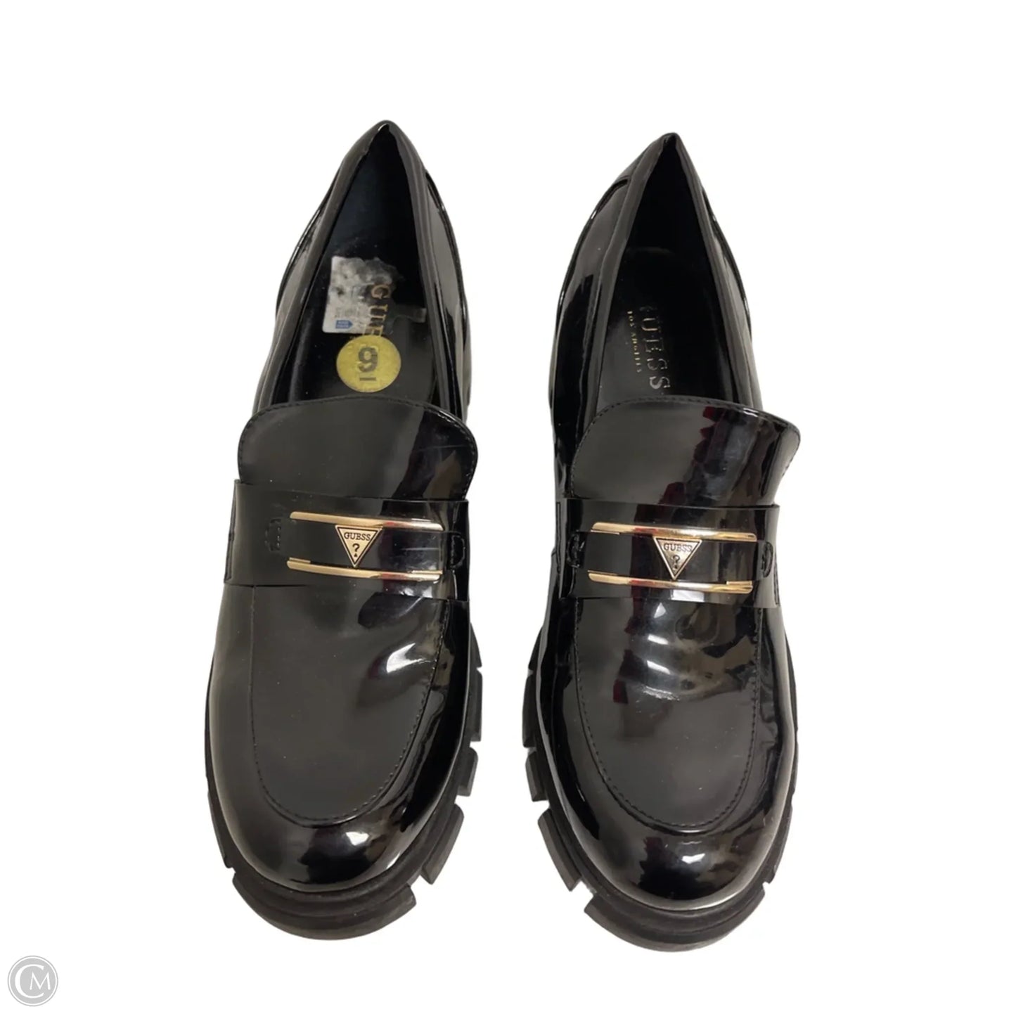 Shoes Heels Platform By Guess In Black, Size: 9