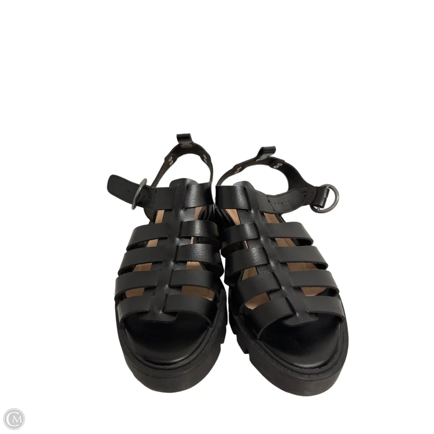 Sandals Heels Platform By Sonoma In Black, Size: 6