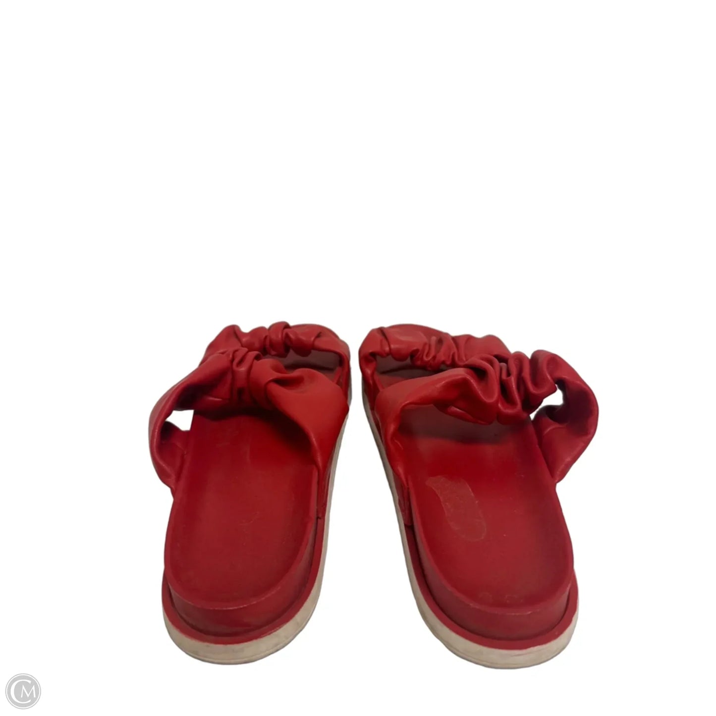Sandals Flats By Qupid In Red, Size: 8.5