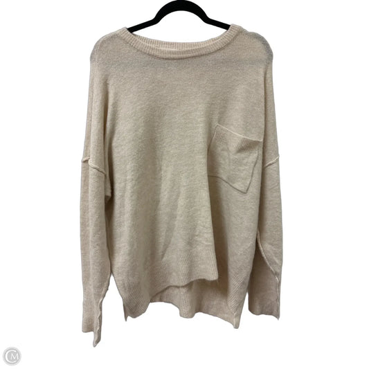 Sweater By Zenana In Cream, Size: L