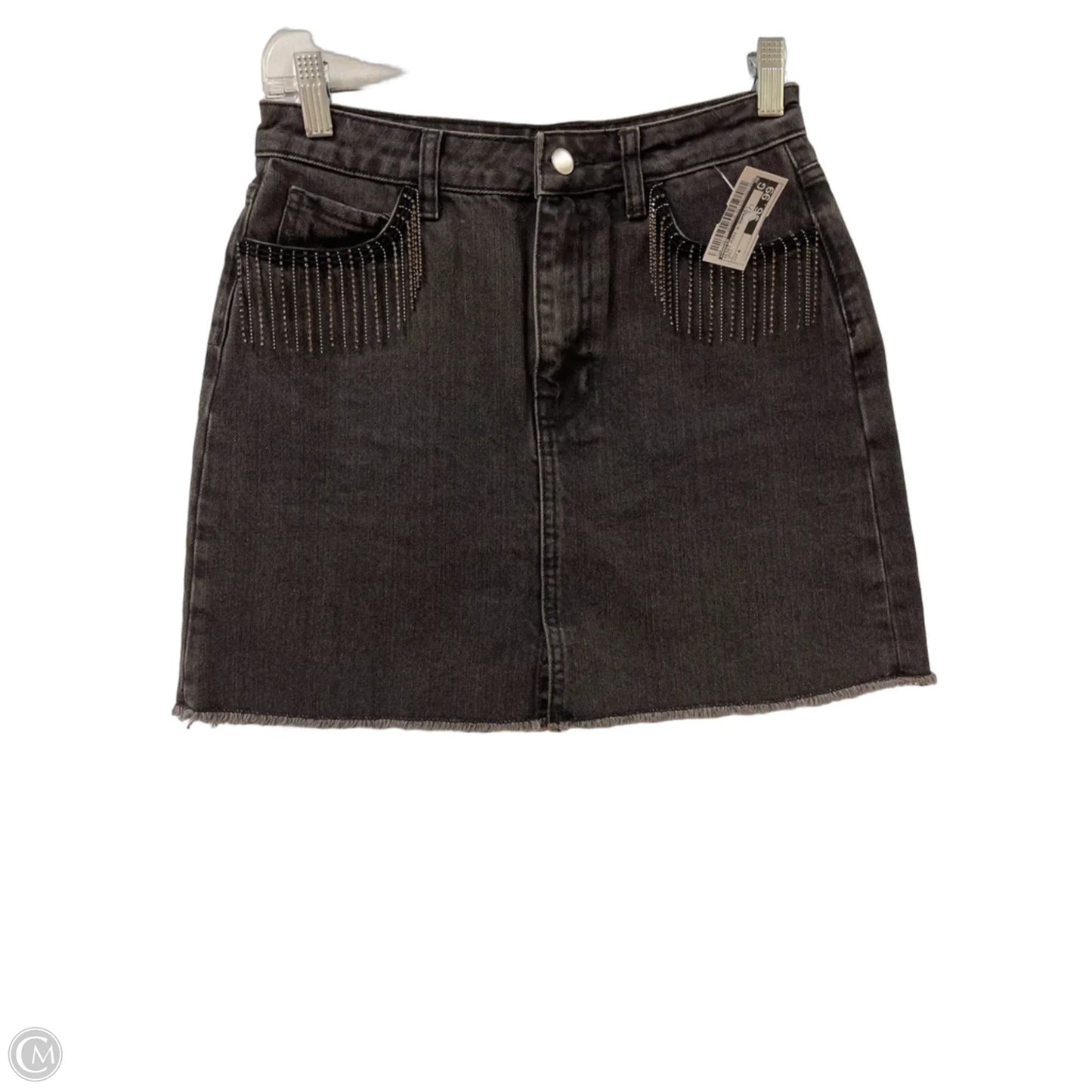 Skirt Mini & Short By Harper In Grey, Size: 4