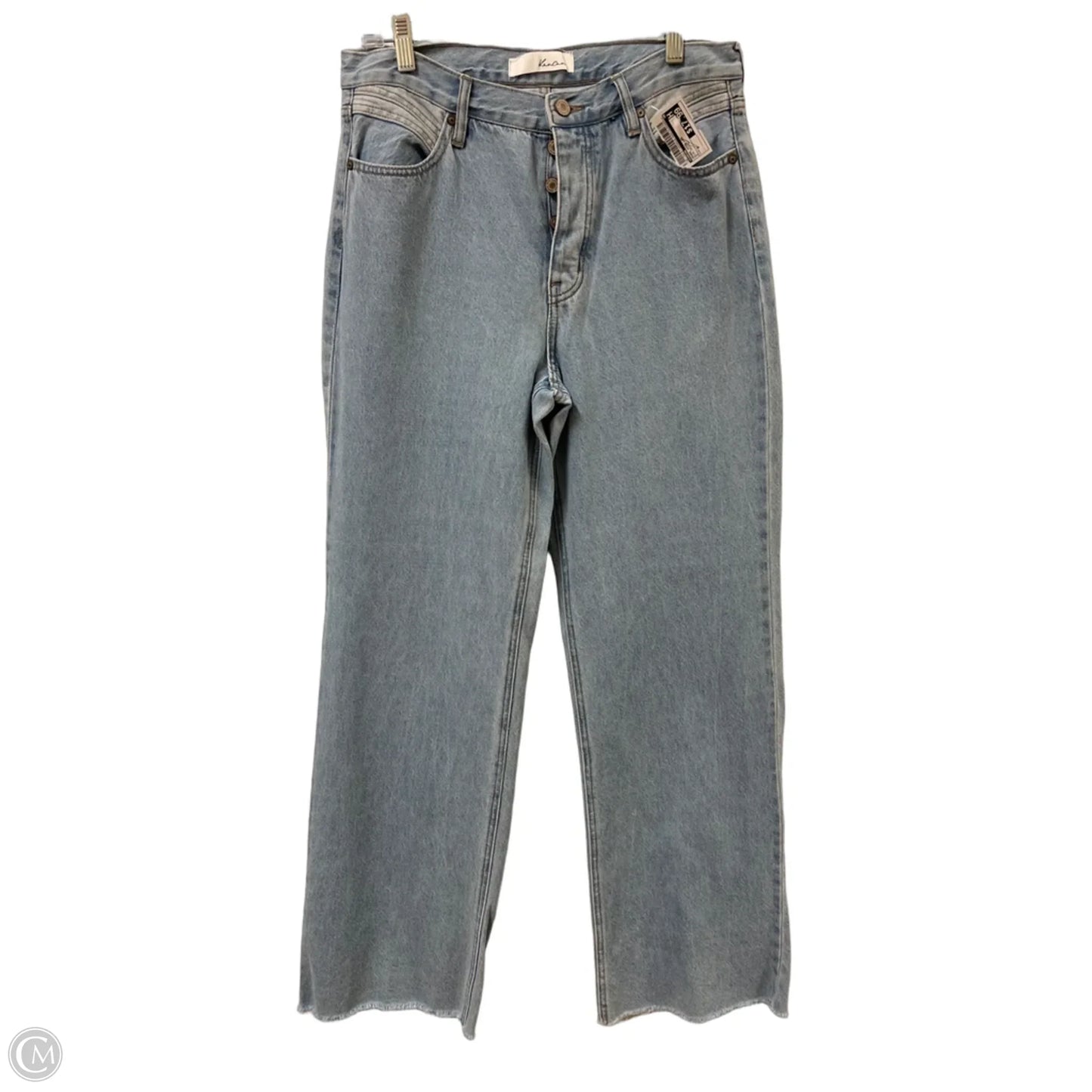 Jeans Wide Leg By Kancan In Blue Denim, Size: 8