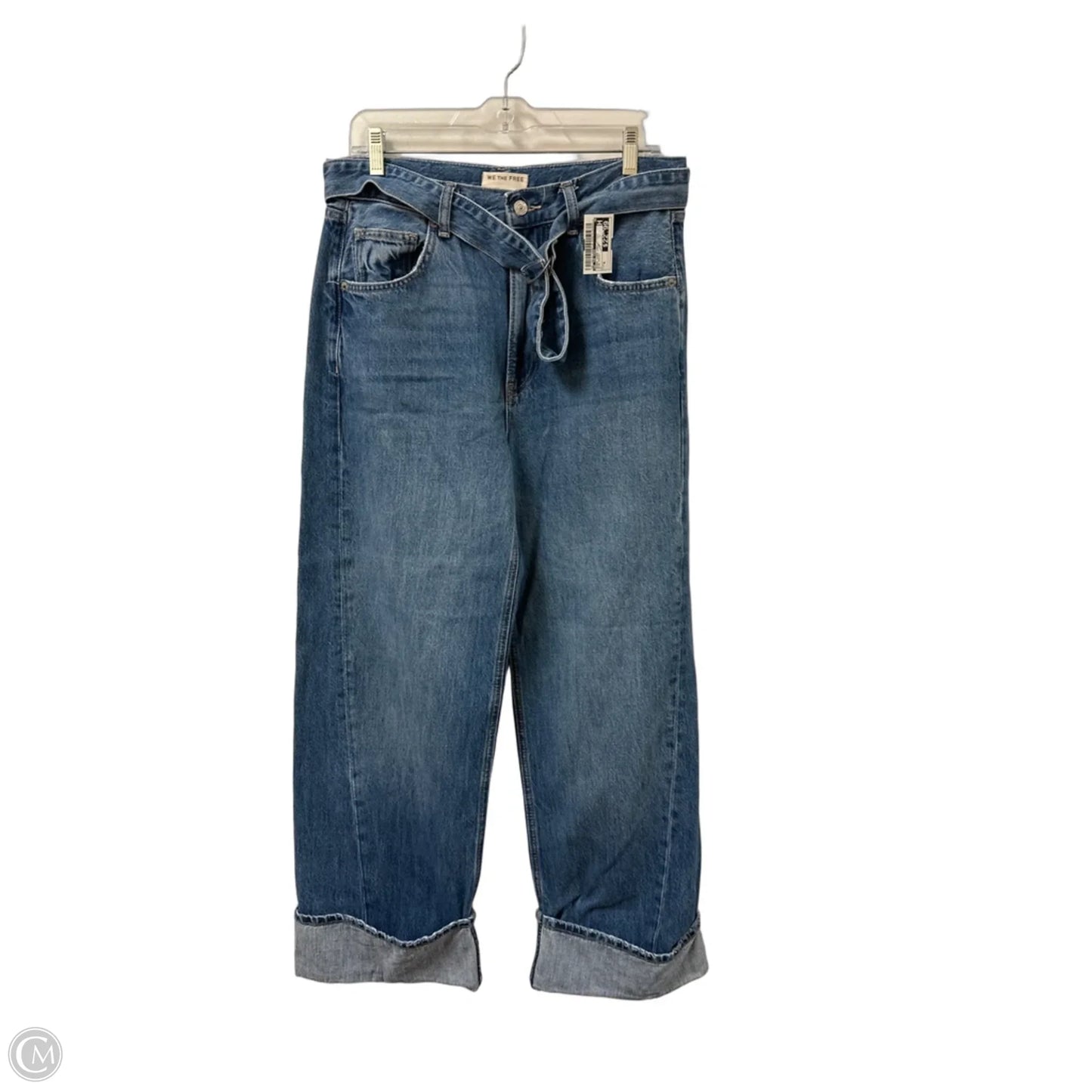 Jeans Wide Leg By We The Free In Blue Denim, Size: 6