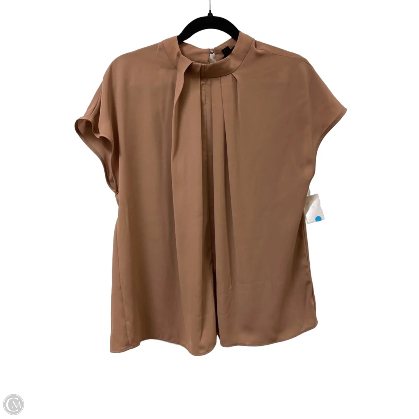 Top Short Sleeve By Worthington In Brown, Size: L