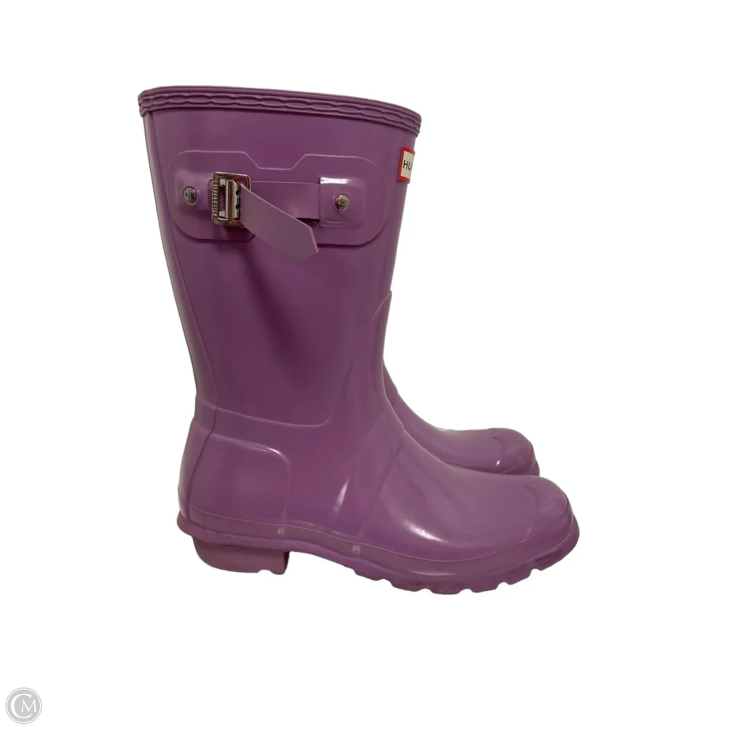 Boots Rain By Hunter In Purple, Size: 9