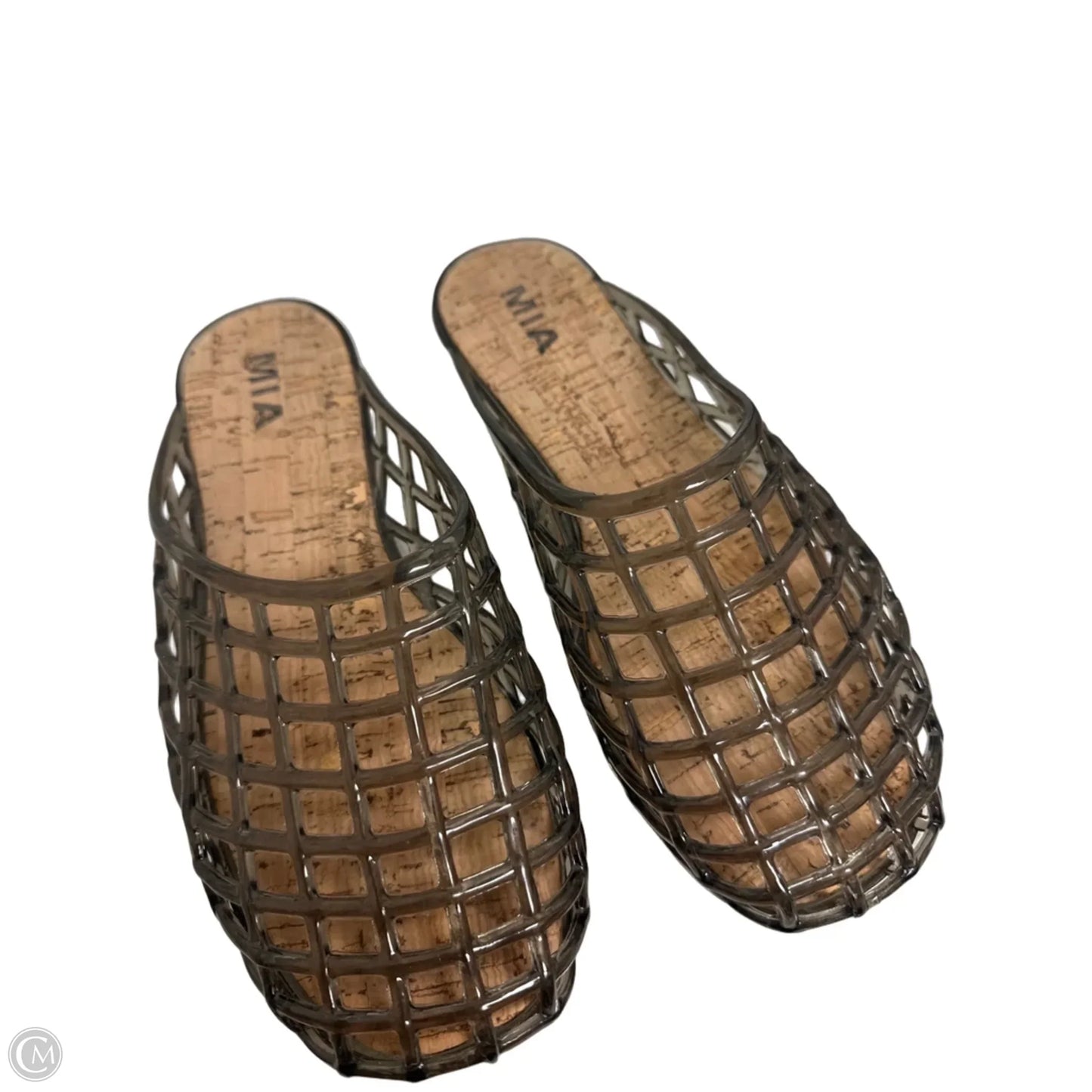 Shoes Flats By Mia In Grey, Size: 9