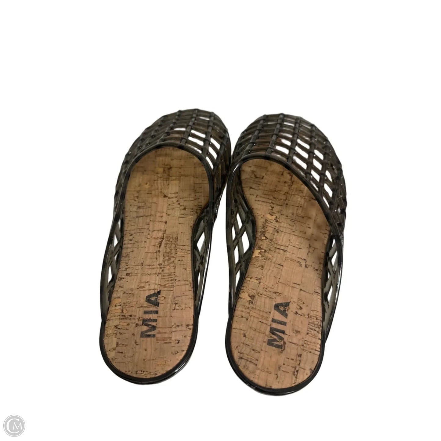 Shoes Flats By Mia In Grey, Size: 9